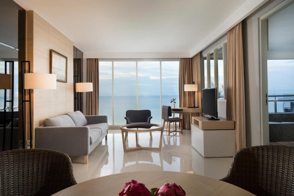 Posezení v ubytování Hotel Santika Premiere Beach Resort Belitung