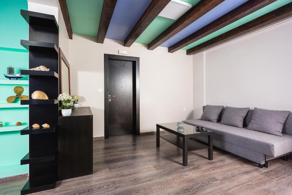Posezení v ubytování Villa Menelaos