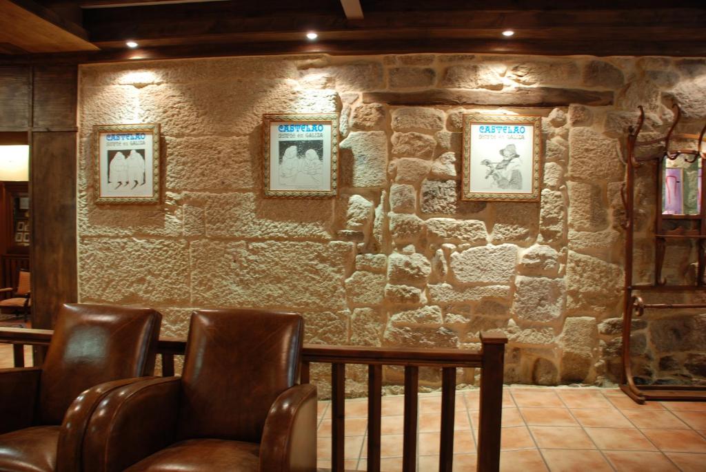 Zona de estar de Hotel O Portelo Rural
