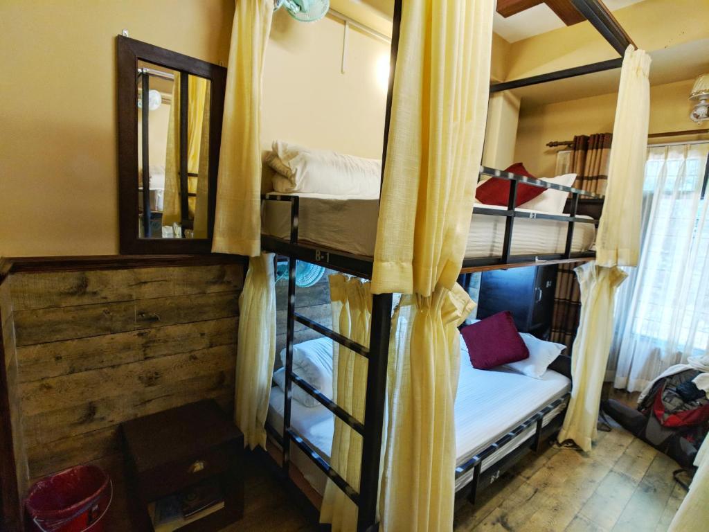 A bed or beds in a room at Hotel Forest Lake Backpackers' Hostel
