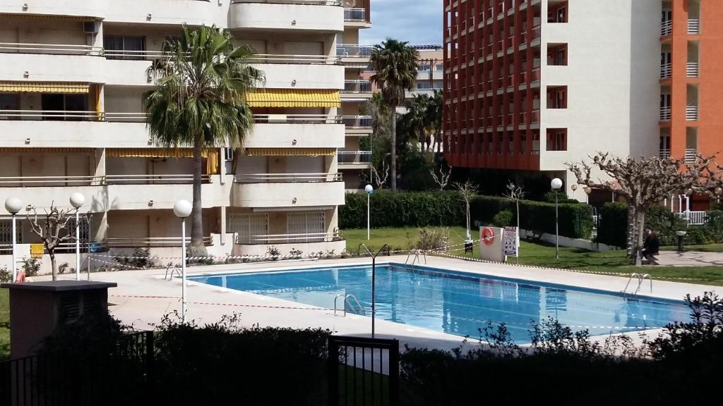 Bazén v ubytovaní Bonito Apartamento con varias piscinas alebo v jeho blízkosti