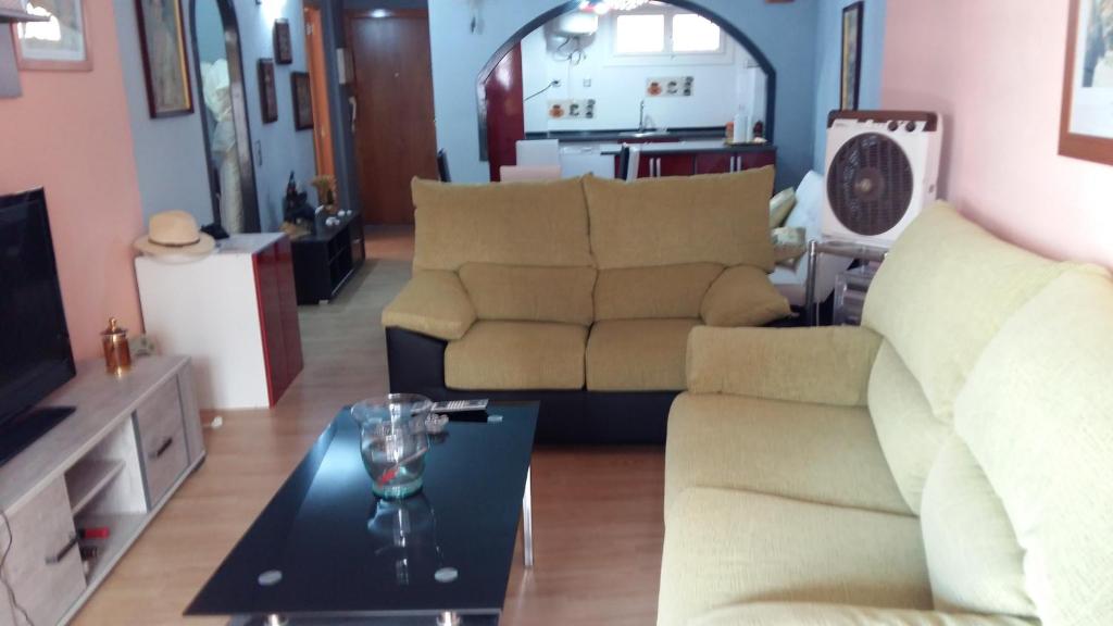 Posedenie v ubytovaní Bonito Apartamento con varias piscinas
