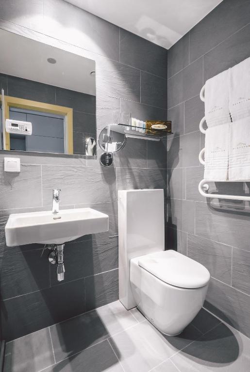 Koupelna v ubytování Dunetton - self check-in hotel