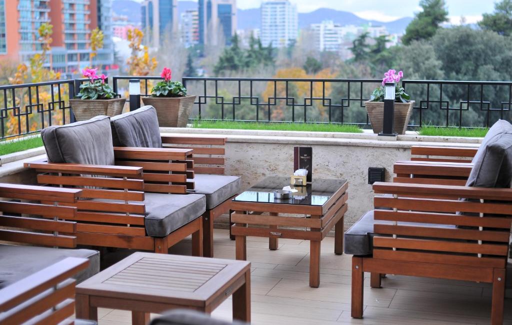 Posezení v ubytování MonarC Hotel