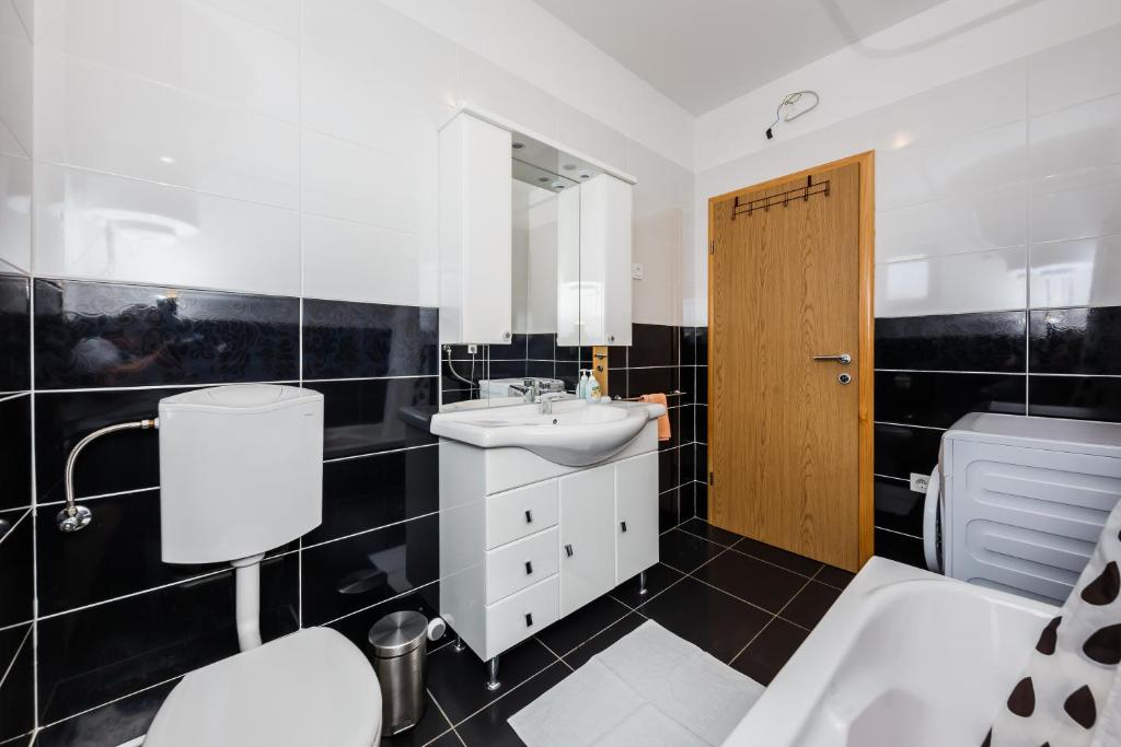 Kúpeľňa v ubytovaní Apartments Selak