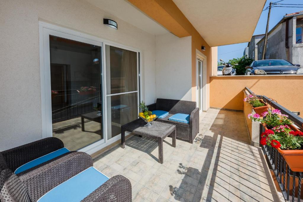 Balkón alebo terasa v ubytovaní Apartments Selak