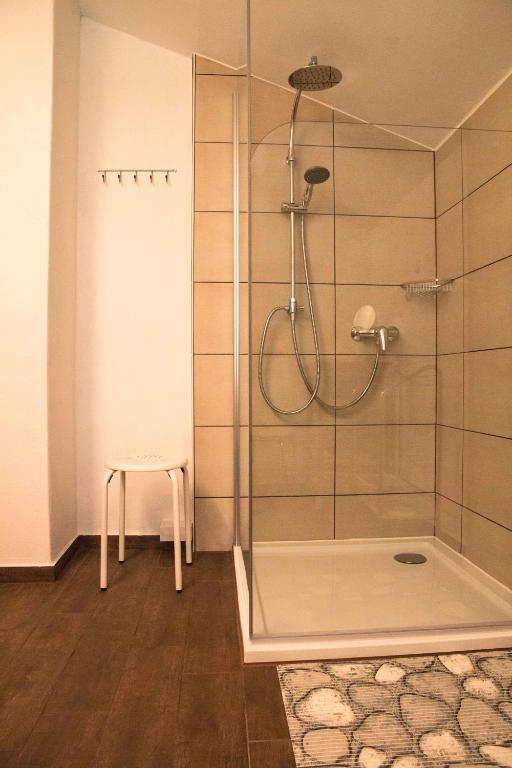 Koupelna v ubytování Villa Silvanus