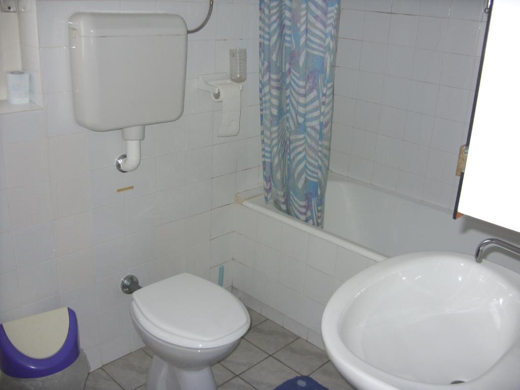 Koupelna v ubytování Guest House Ivanka
