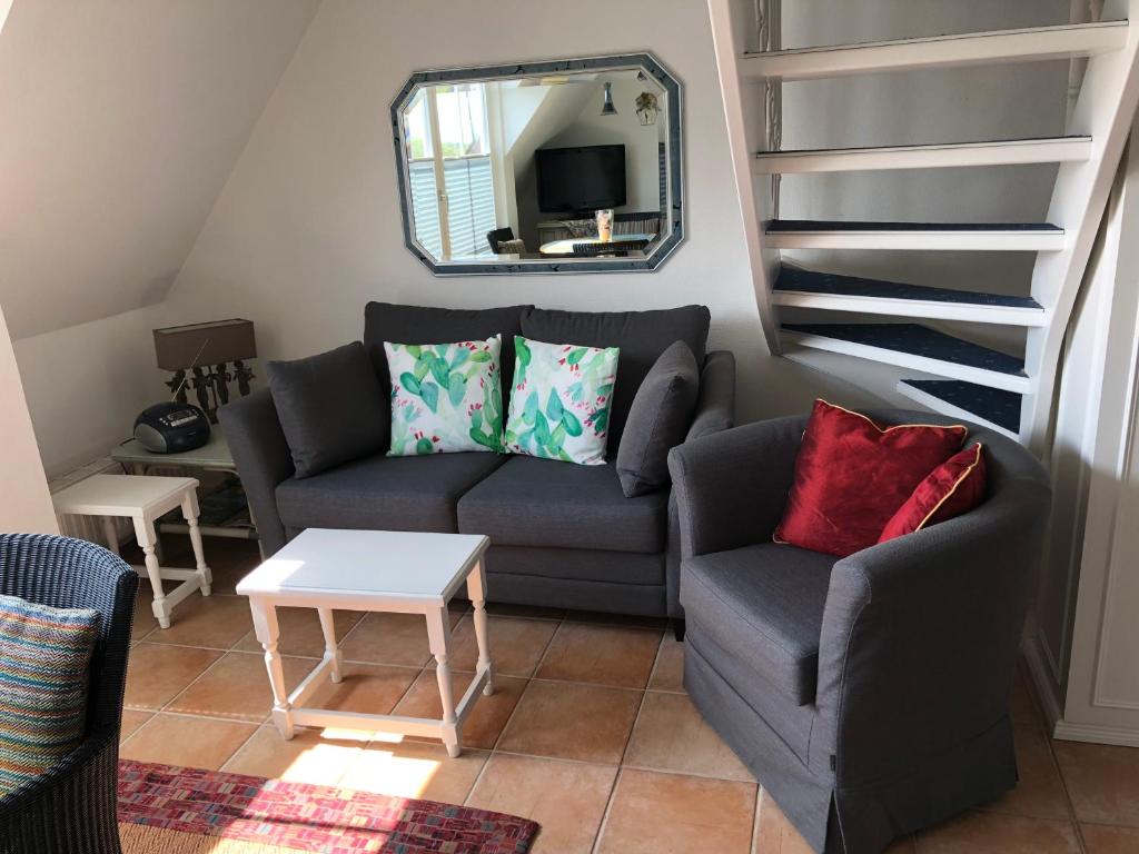 Posezení v ubytování Kastanienhüs Apartment
