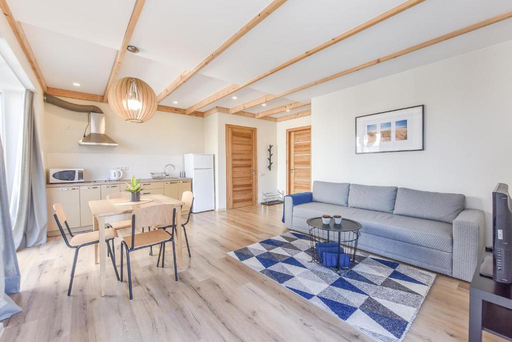 Kuchyň nebo kuchyňský kout v ubytování Atsipūskit