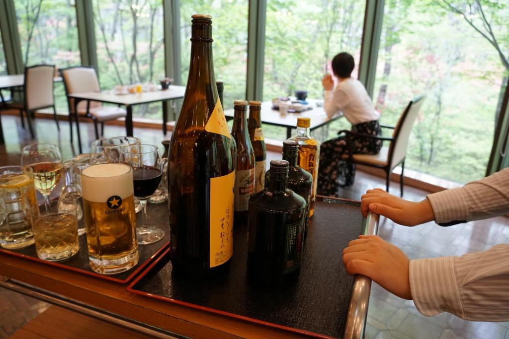 Nápoje v ubytování Blancvert Nasu Onsen Hotel