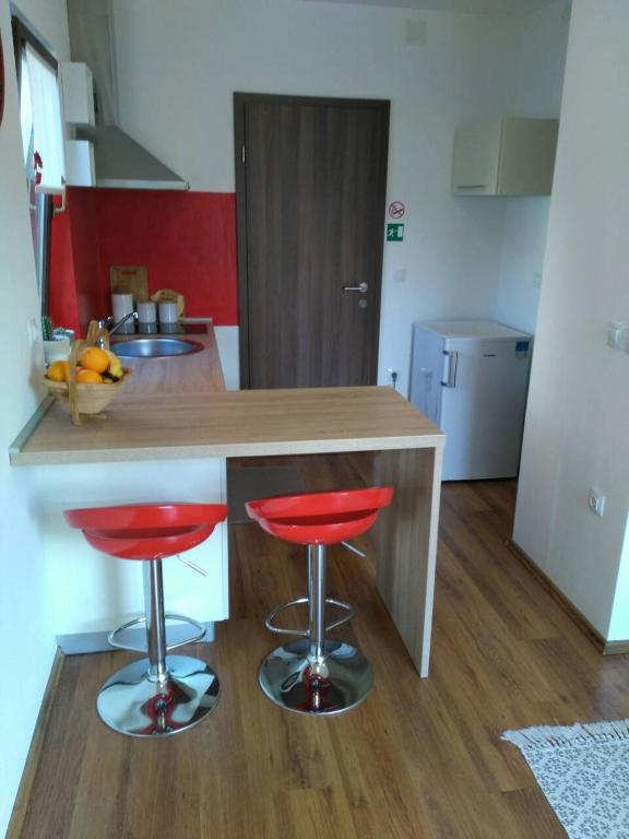 Kuchnia lub aneks kuchenny w obiekcie Apartment Bozac