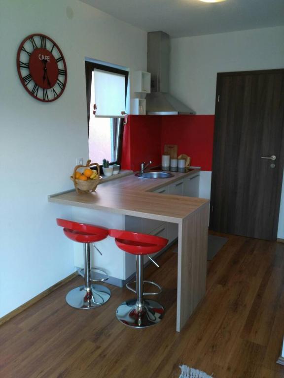 Kuchnia lub aneks kuchenny w obiekcie Apartment Bozac