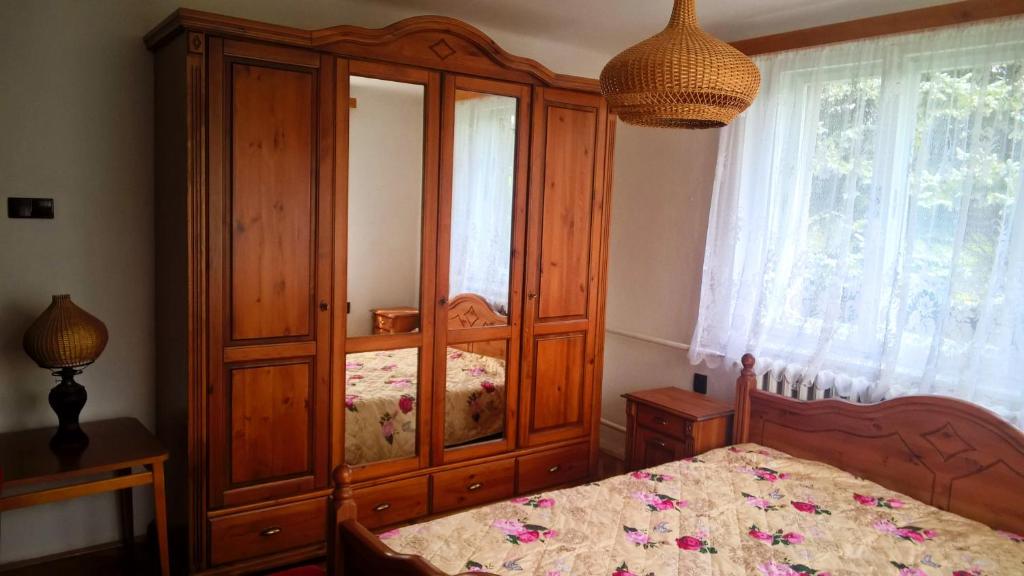 Postel nebo postele na pokoji v ubytování Ohrazenice 103