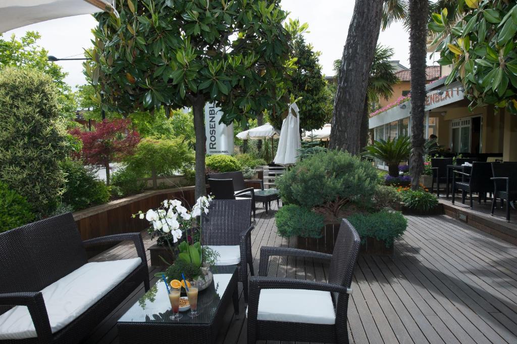 Zahrada ubytování Hotel Rosenblatt