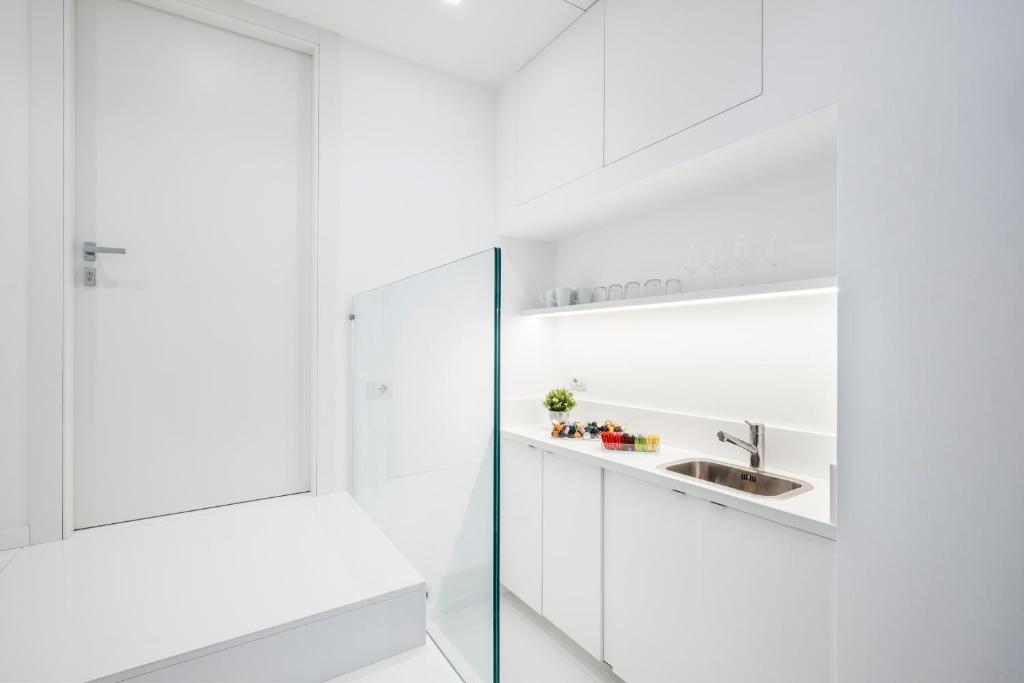 Koupelna v ubytování AE Home|Studio