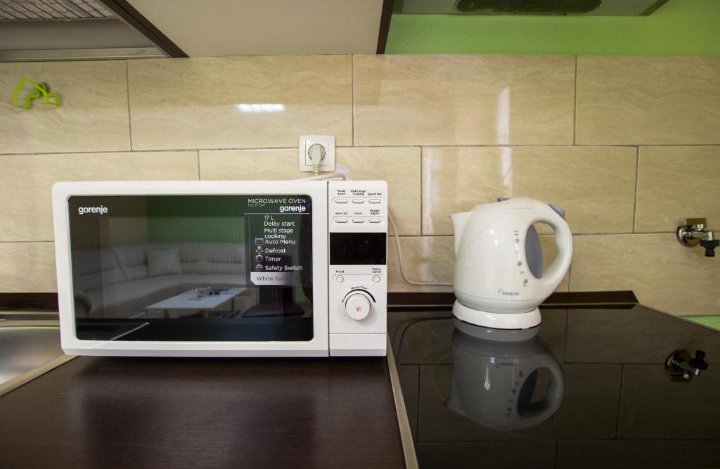 Kuchyňa alebo kuchynka v ubytovaní Apartment Skeja