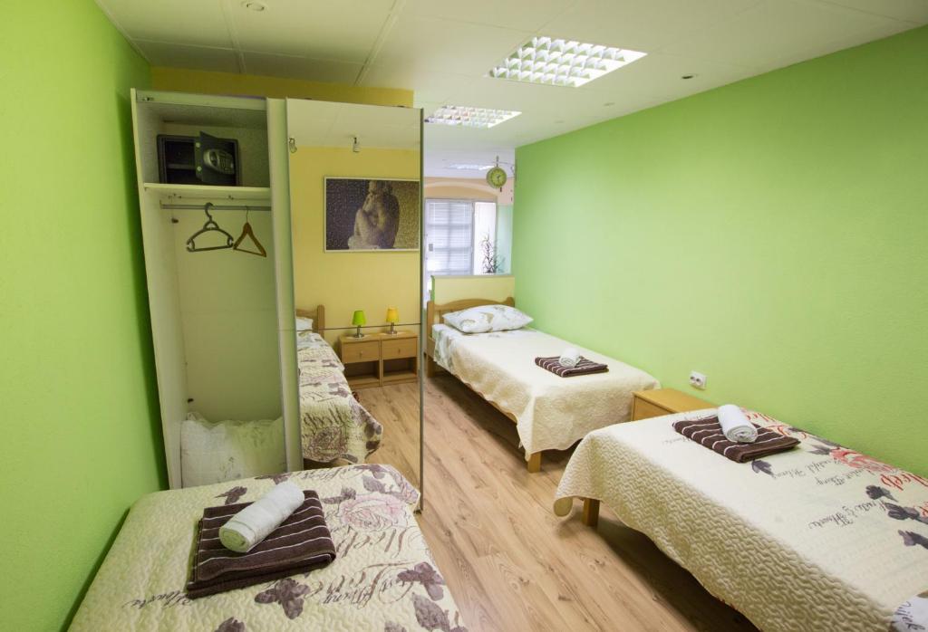 Posteľ alebo postele v izbe v ubytovaní Apartment Skeja