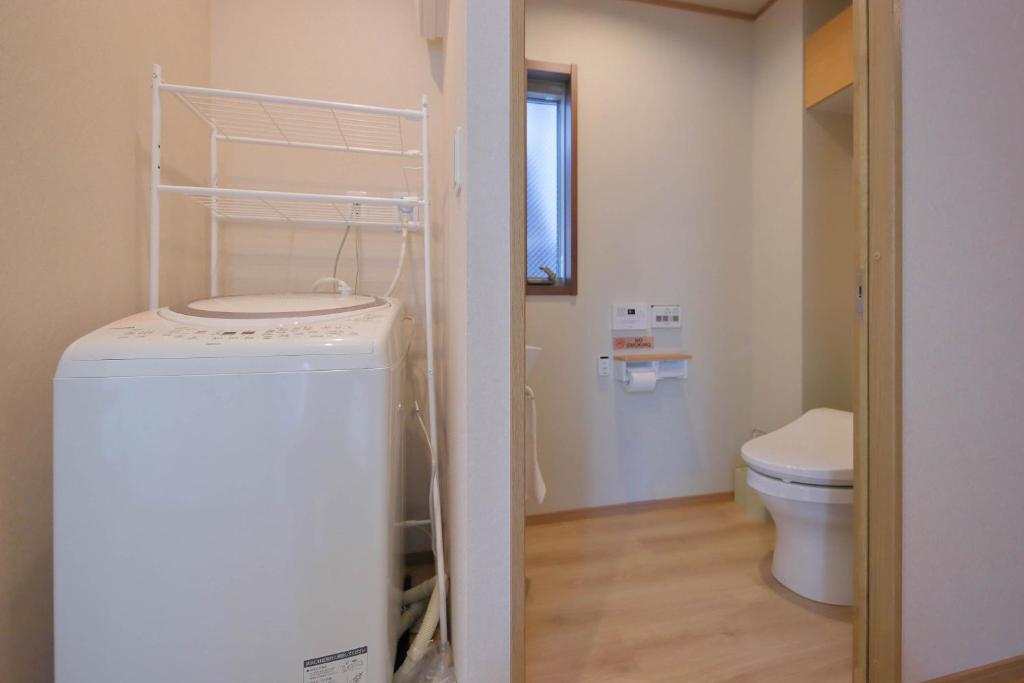 Koupelna v ubytování Kyo Machiya Ryokan Yuan