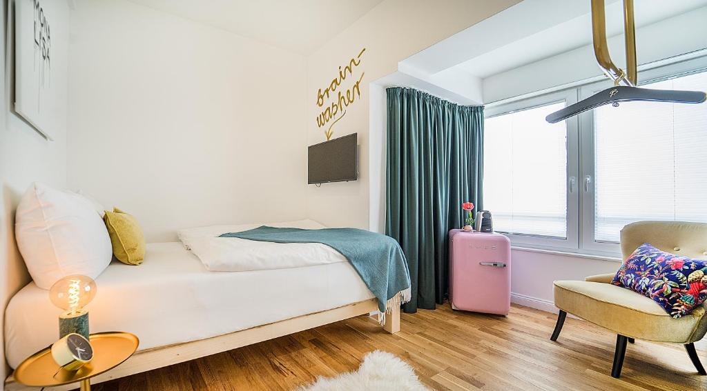 Postel nebo postele na pokoji v ubytování Victoria Hotel
