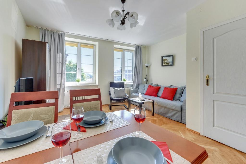 Posedenie v ubytovaní Apartments By The River - Gdańsk Old Town by Noclegi Renters
