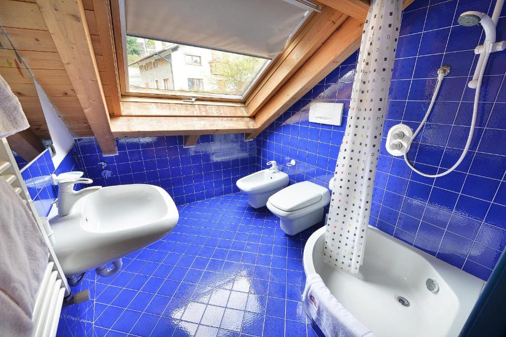 Koupelna v ubytování Casa Cola