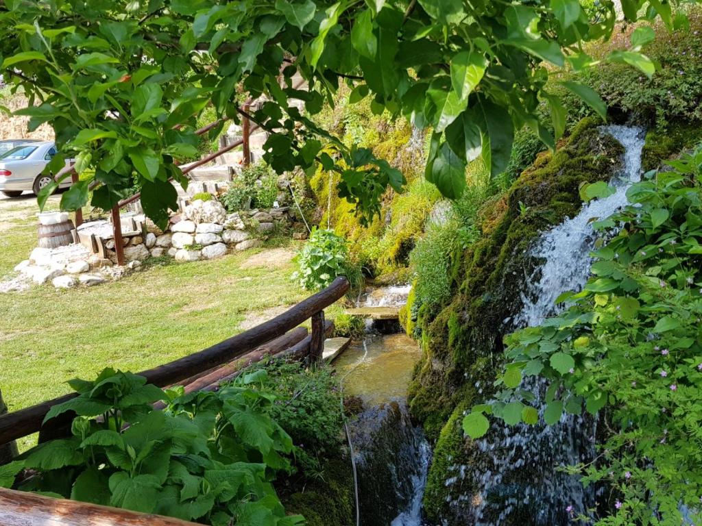 Zahrada ubytování Guest House Lisinski Raj