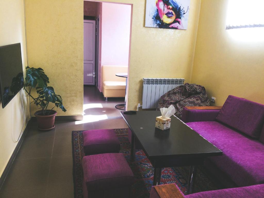 Posezení v ubytování DownTown B&B