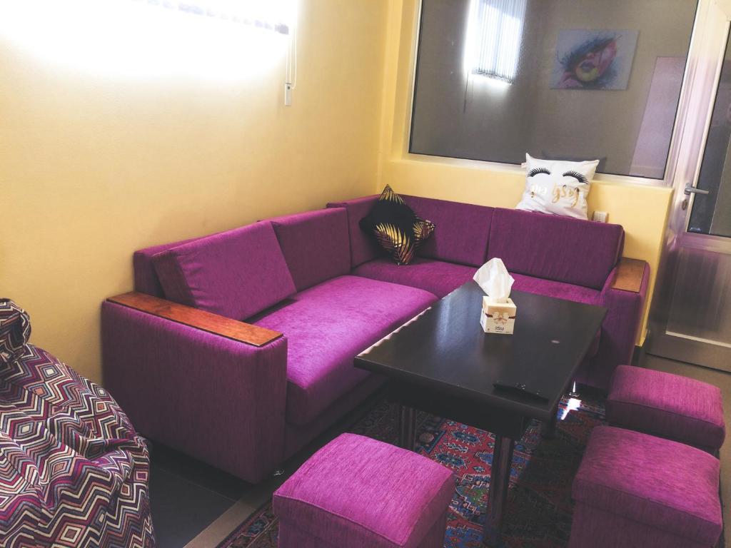 Posezení v ubytování DownTown B&B