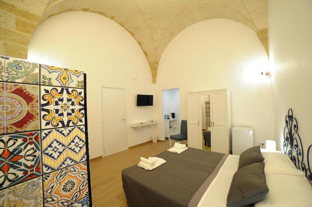 Televízia a/alebo spoločenská miestnosť v ubytovaní B&b 20.09