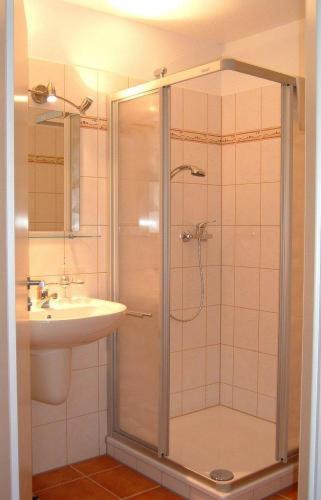 Koupelna v ubytování Altes Doktorhaus - Hotel Garni