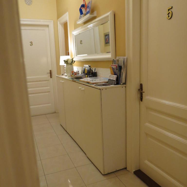 Kuchyň nebo kuchyňský kout v ubytování Guesthouse Vrlic