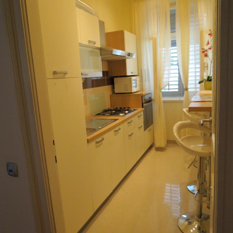 Kuchyň nebo kuchyňský kout v ubytování Guesthouse Vrlic