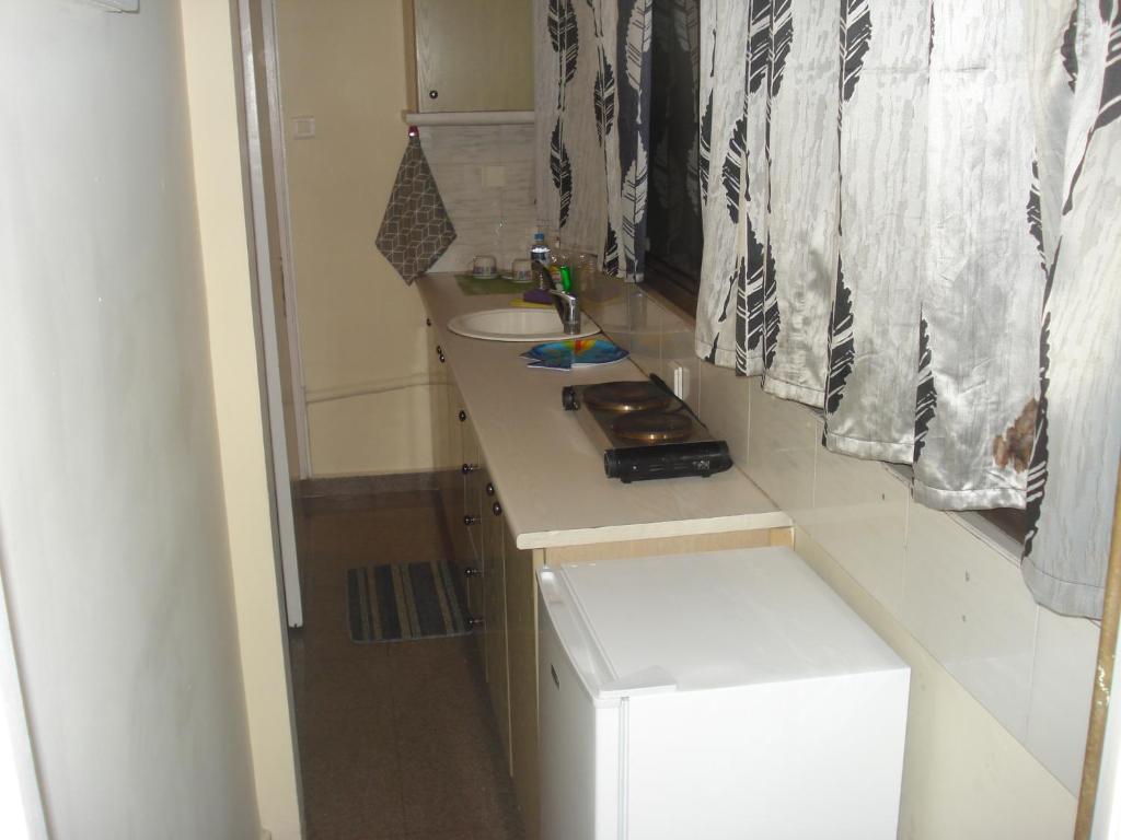 Kuchnia lub aneks kuchenny w obiekcie Apartment city center