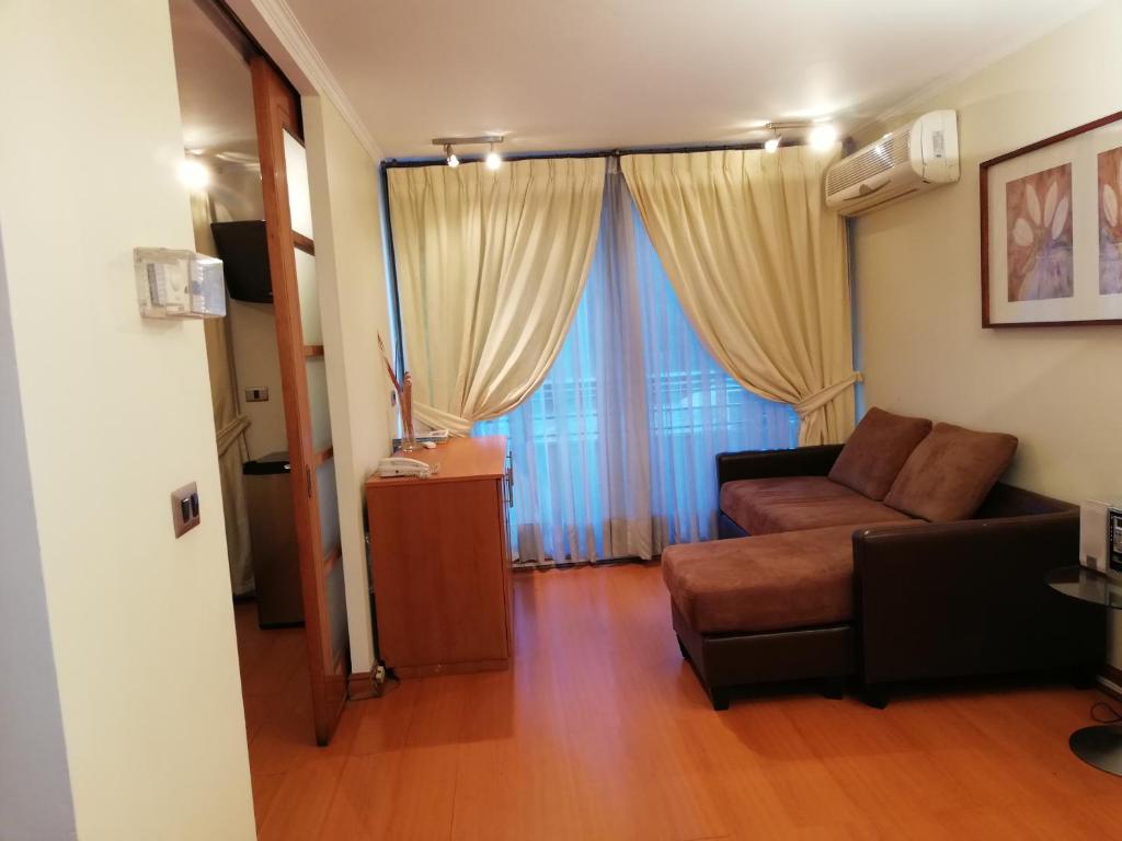 Posezení v ubytování Andes Suites