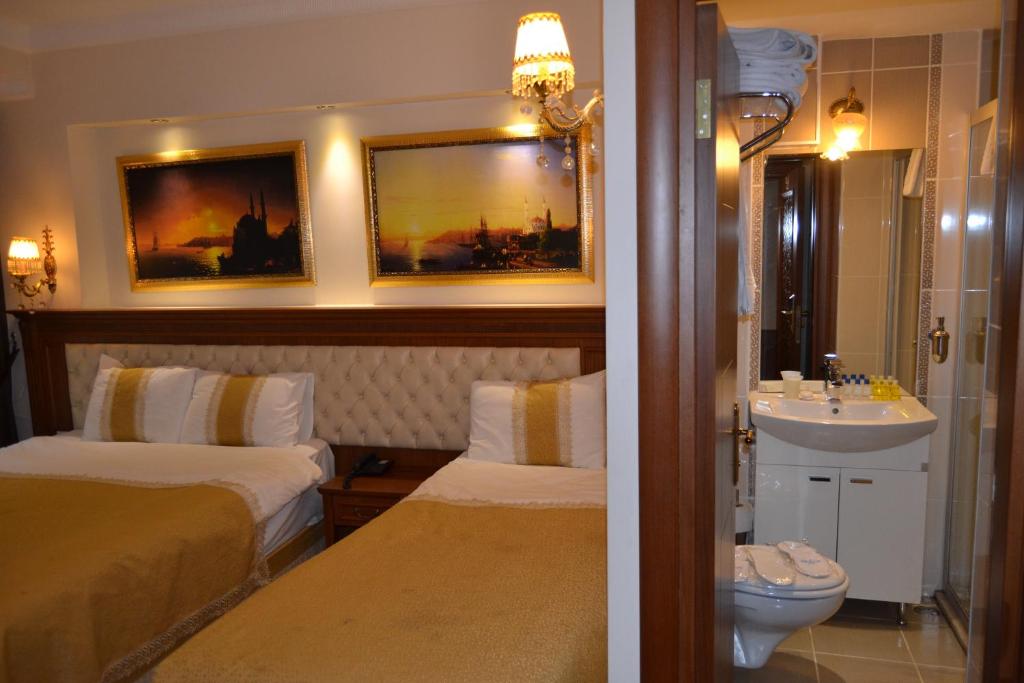 Koupelna v ubytování Blue Istanbul Hotel