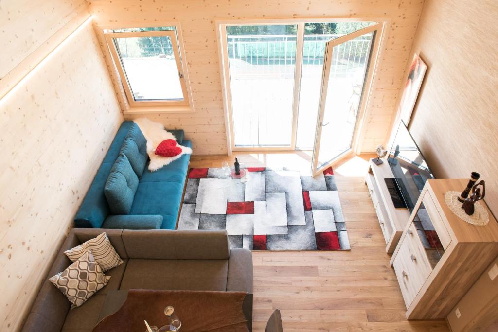 Posezení v ubytování Ferienwohnung Sinz