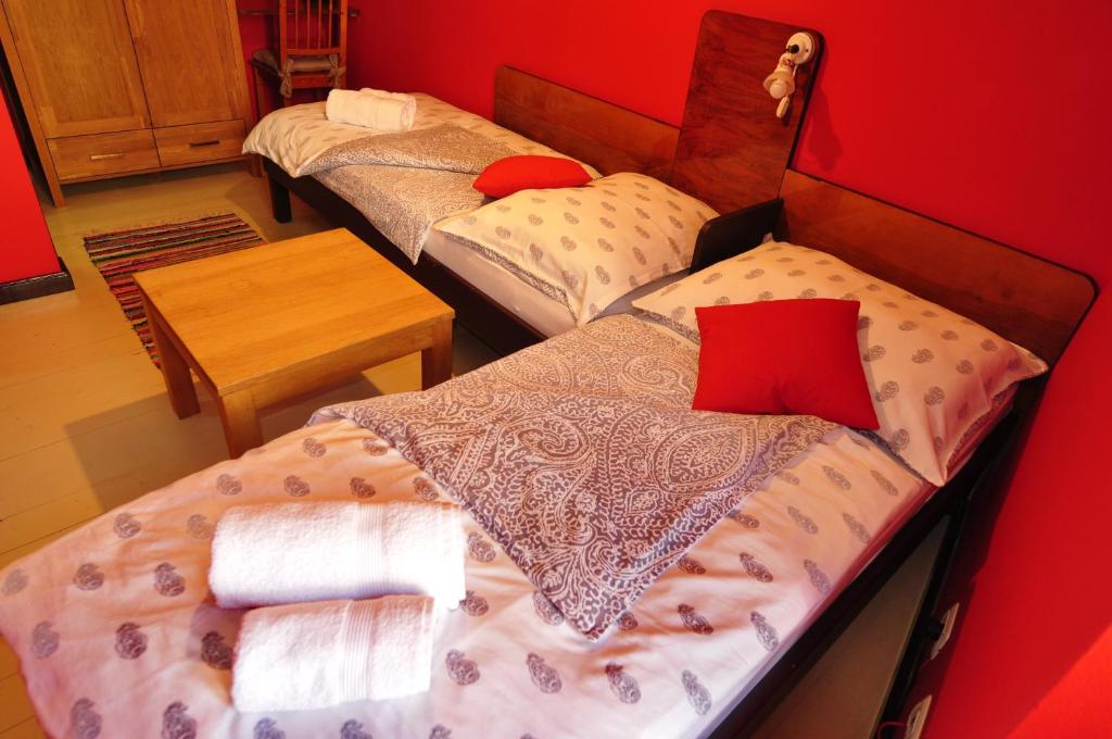 Postel nebo postele na pokoji v ubytování Max Piran