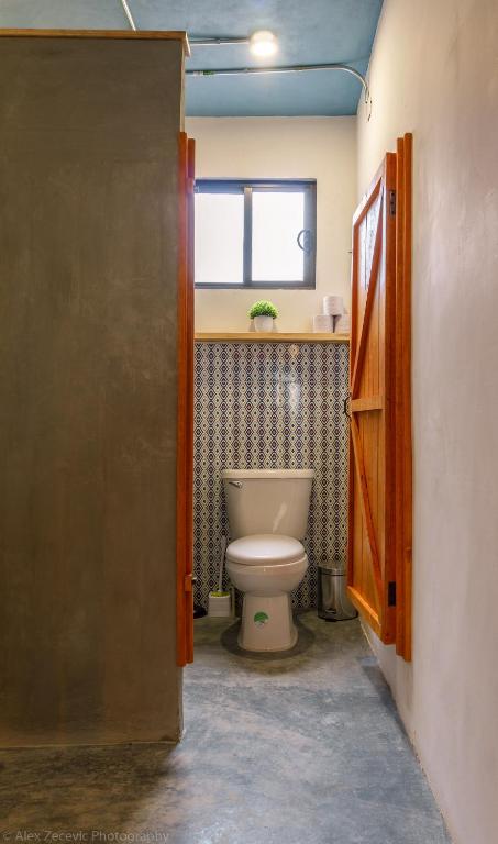 Koupelna v ubytování La Abuelita Hostal