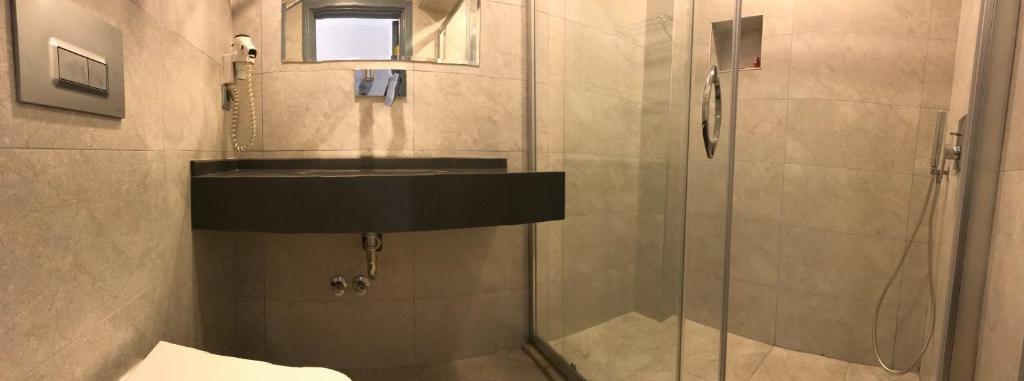 Koupelna v ubytování Kilim Hotel & Apart