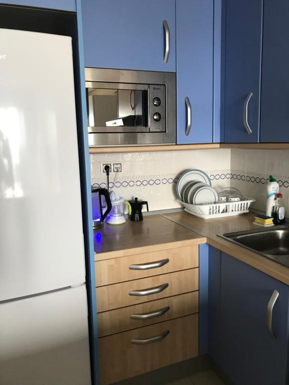 Kuchyň nebo kuchyňský kout v ubytování Apartment