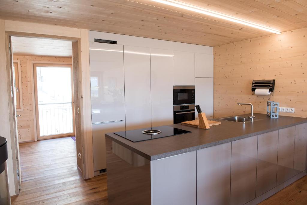 Kuchyň nebo kuchyňský kout v ubytování Ferienwohnung Feurle´s