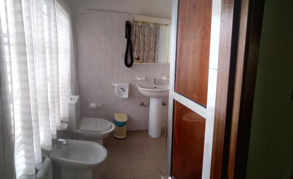 Koupelna v ubytování Manuela Residence