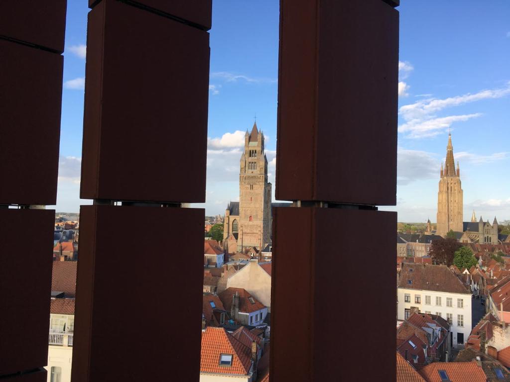Nespecifikovaný výhled na destinaci Bruggy nebo výhled na město při pohledu z bed and breakfast