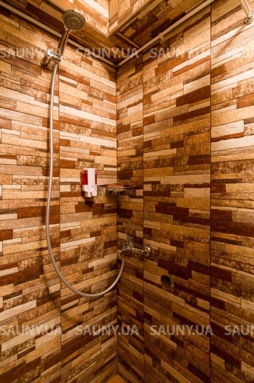Koupelna v ubytování Hotel Hottey