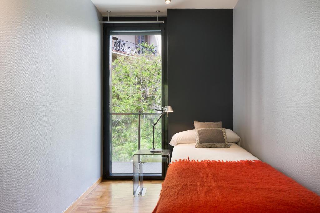 Posteľ alebo postele v izbe v ubytovaní My Space Barcelona Executive Apartments Center