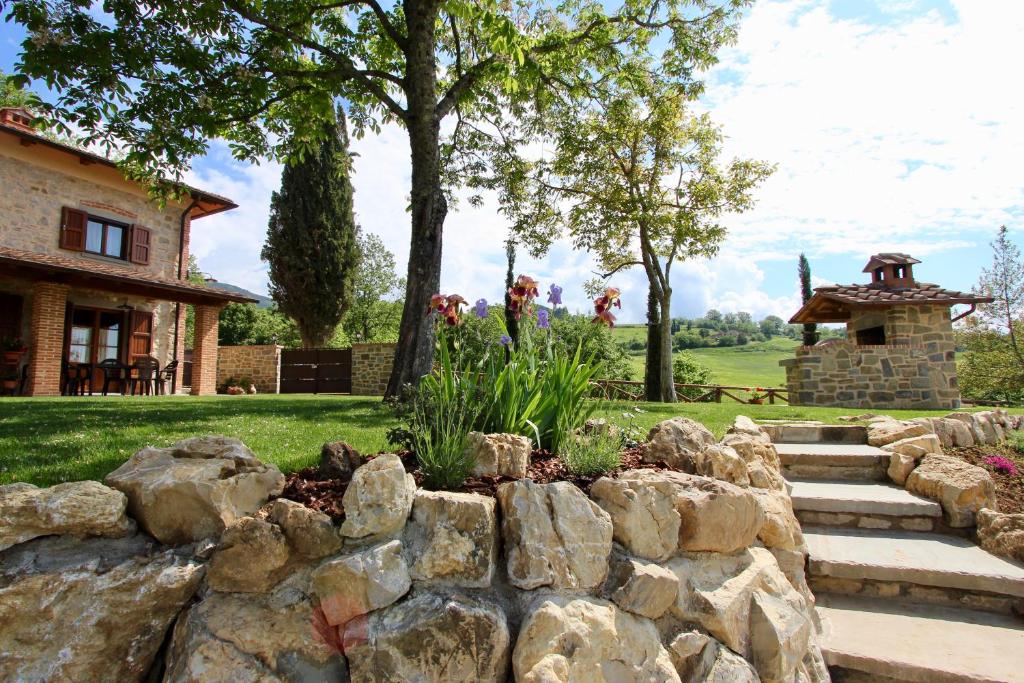 Zahrada ubytování L'Antico Cipresso