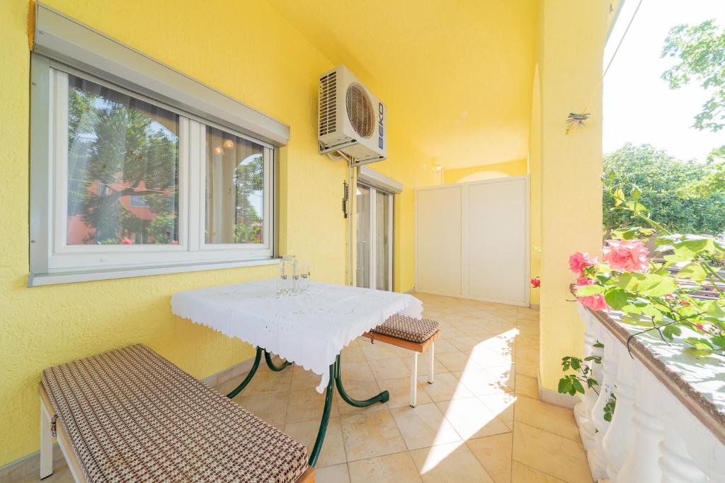 Balkón alebo terasa v ubytovaní Apartmenthaus Hana