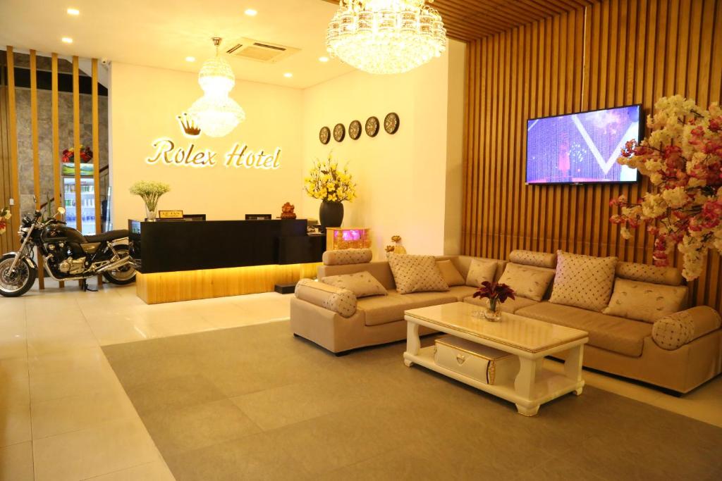 Khu vực ghế ngồi tại KaKa Hotel Han River