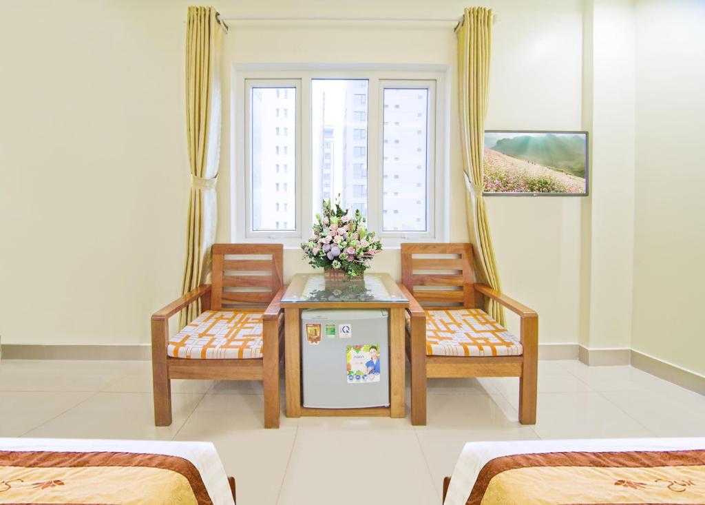 Posezení v ubytování Sen Vang Hotel